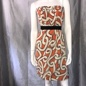 THE LIMITED | Strapless Chain print Dress